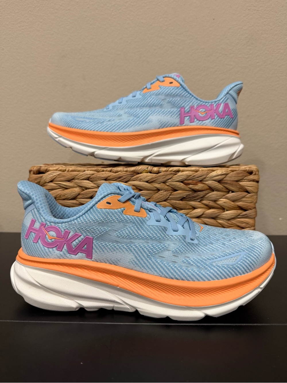 Size 8.5 - Hoka Women’s Clifton 9 “Airy Blue”